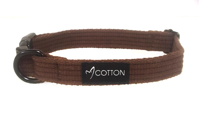 Celova Cotton Collar 2. - Large Brown