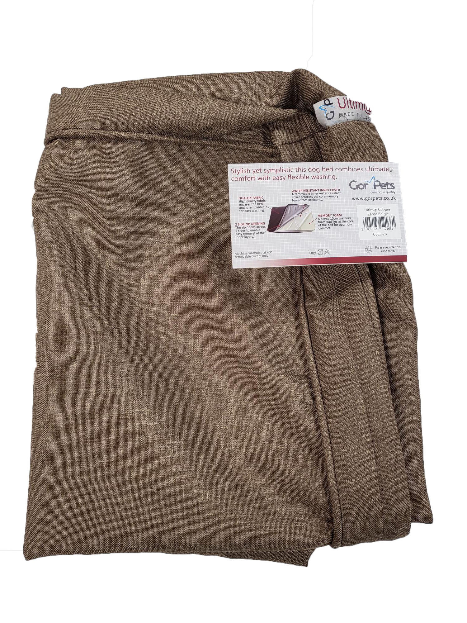 Celova Memory Foam Ultima Sleeper Cover - Medium Beige