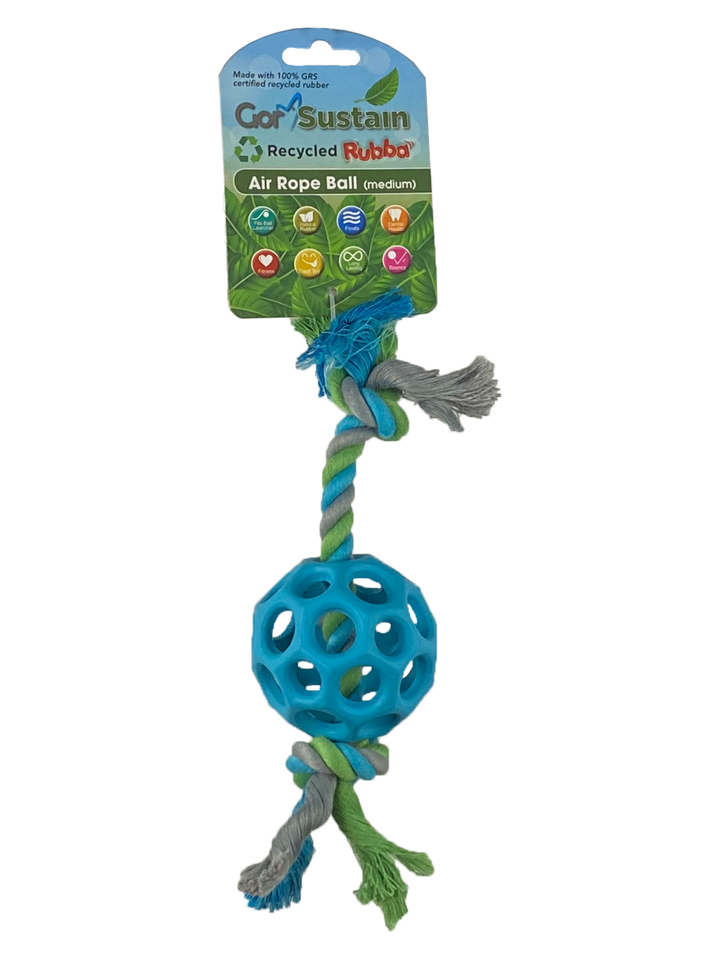 Celova Sustain Rubba Air Rope Ball (6.) - Medium Blue