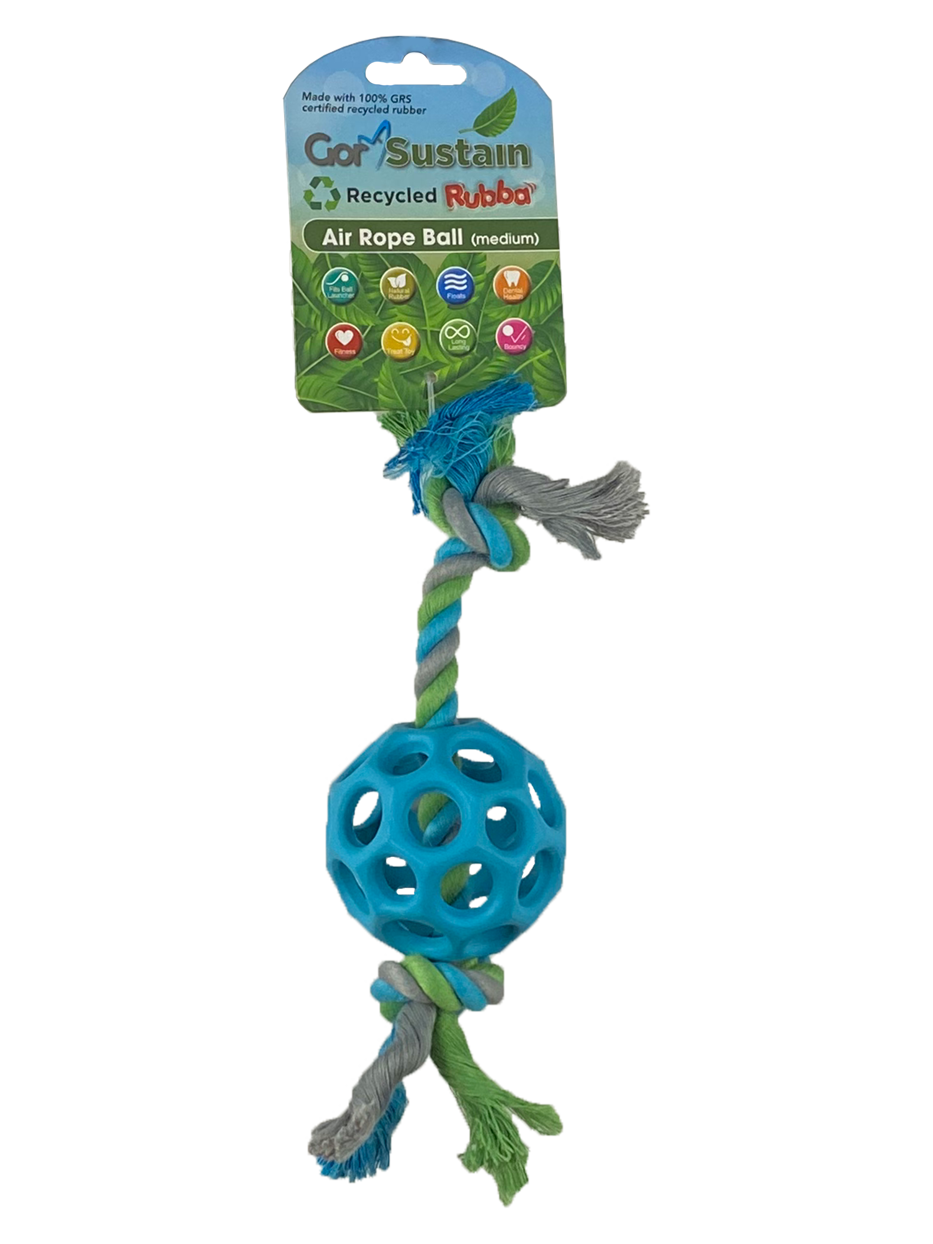 Celova Sustain Rubba Air Rope Ball (6.) - Medium Blue