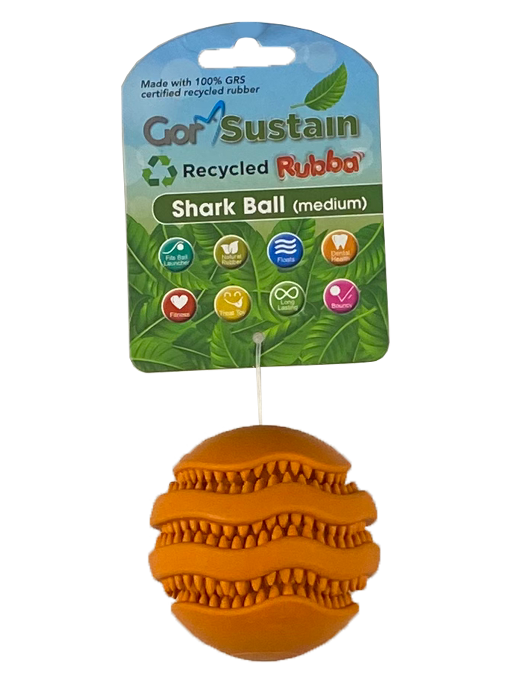 Celova Sustain Rubba Shark Ball (6.) - Medium Orange