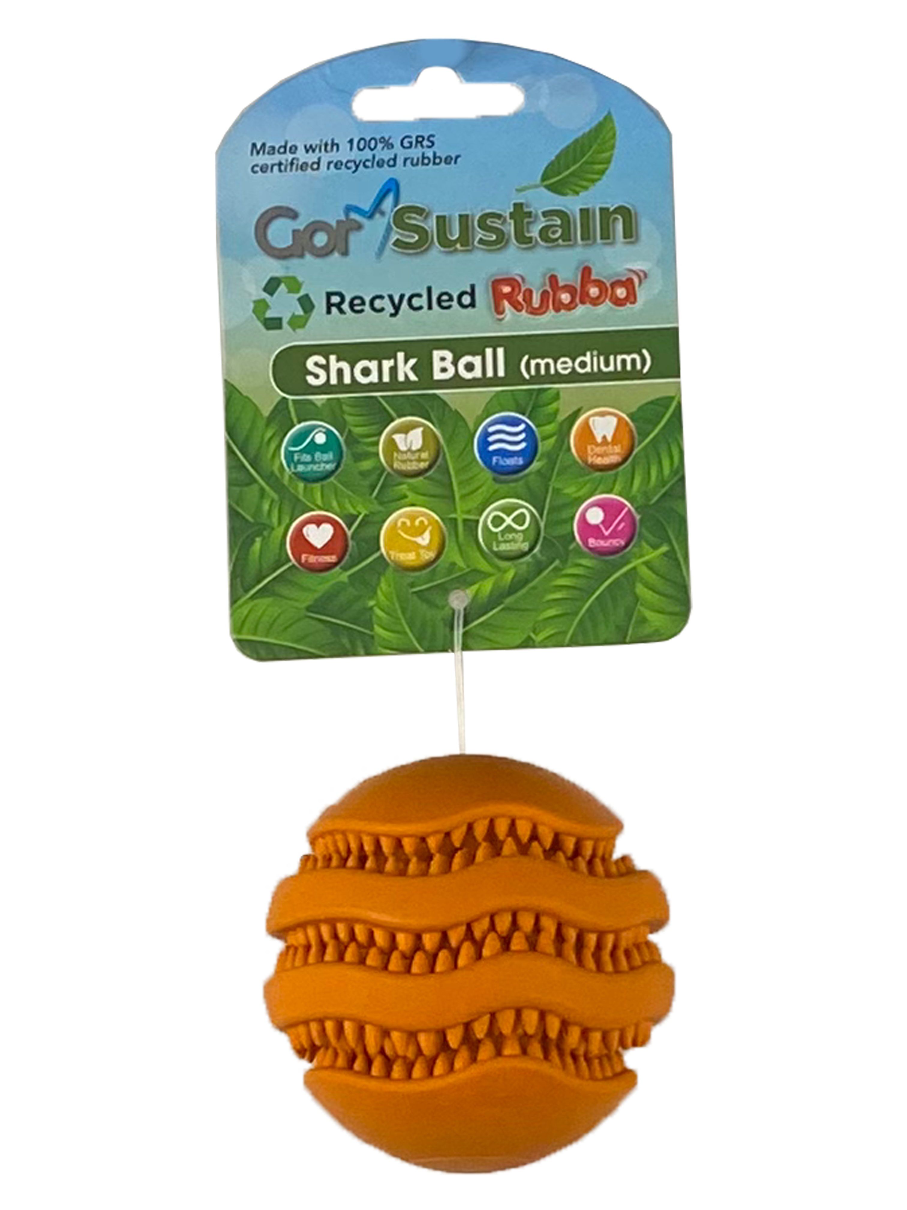 Celova Sustain Rubba Shark Ball (6.) - Medium Orange