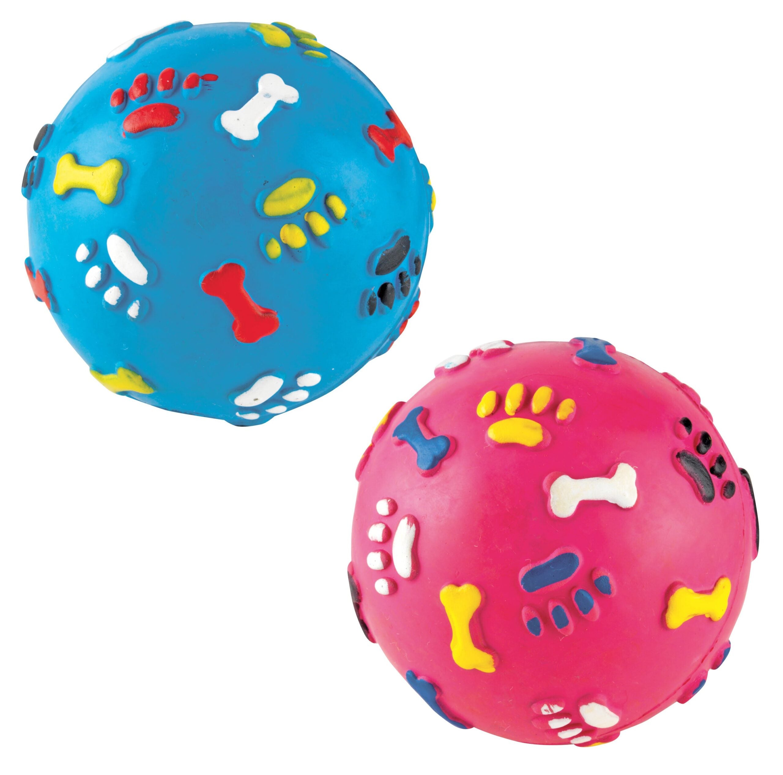 Celova Rubber Giggle Ball / - 9Cm Pink