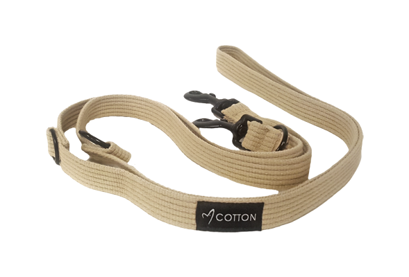 Celova Cotton Training Leash - Medium Beige