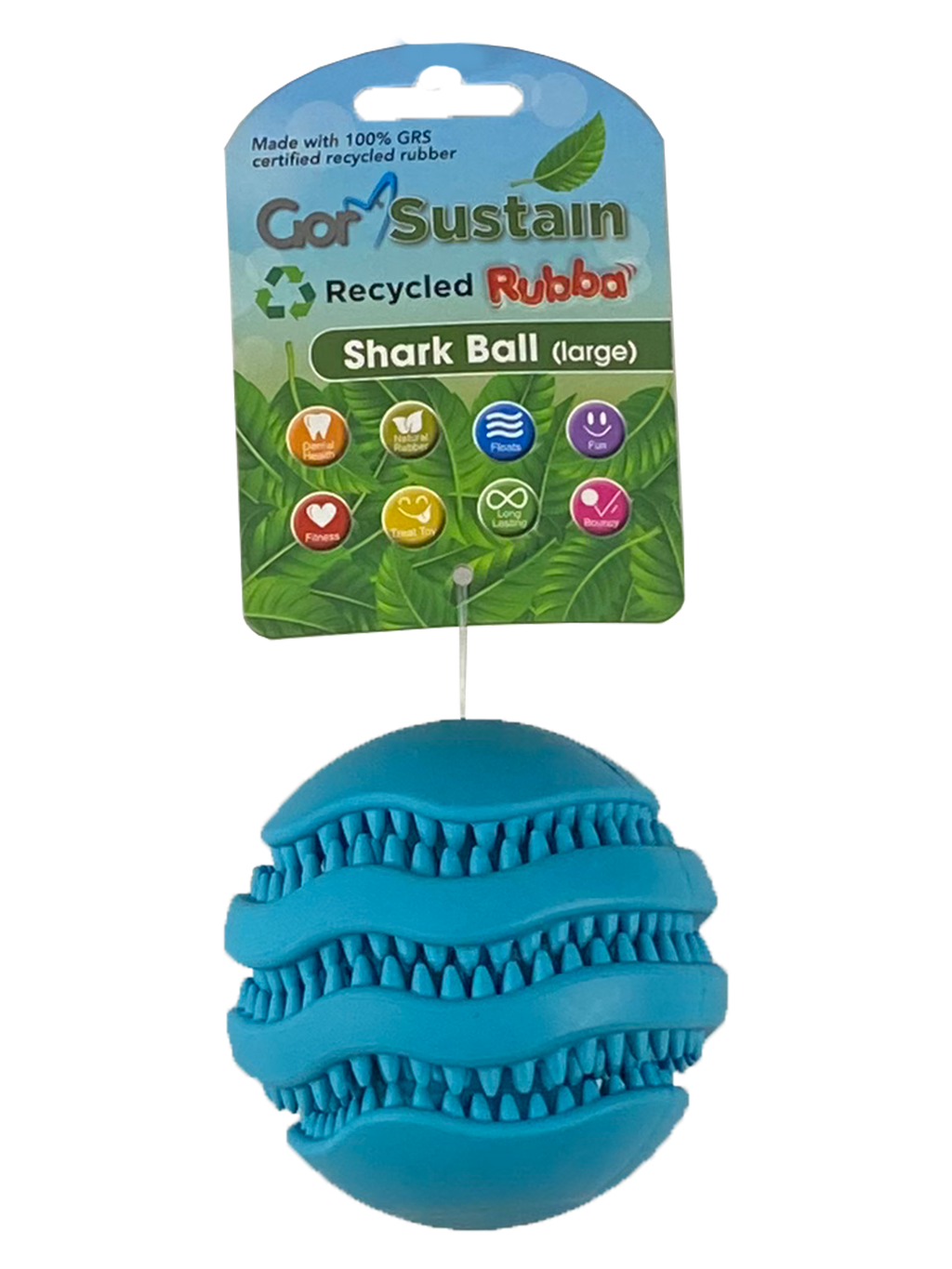Celova Sustain Rubba Shark Ball (10.) - Large Blue