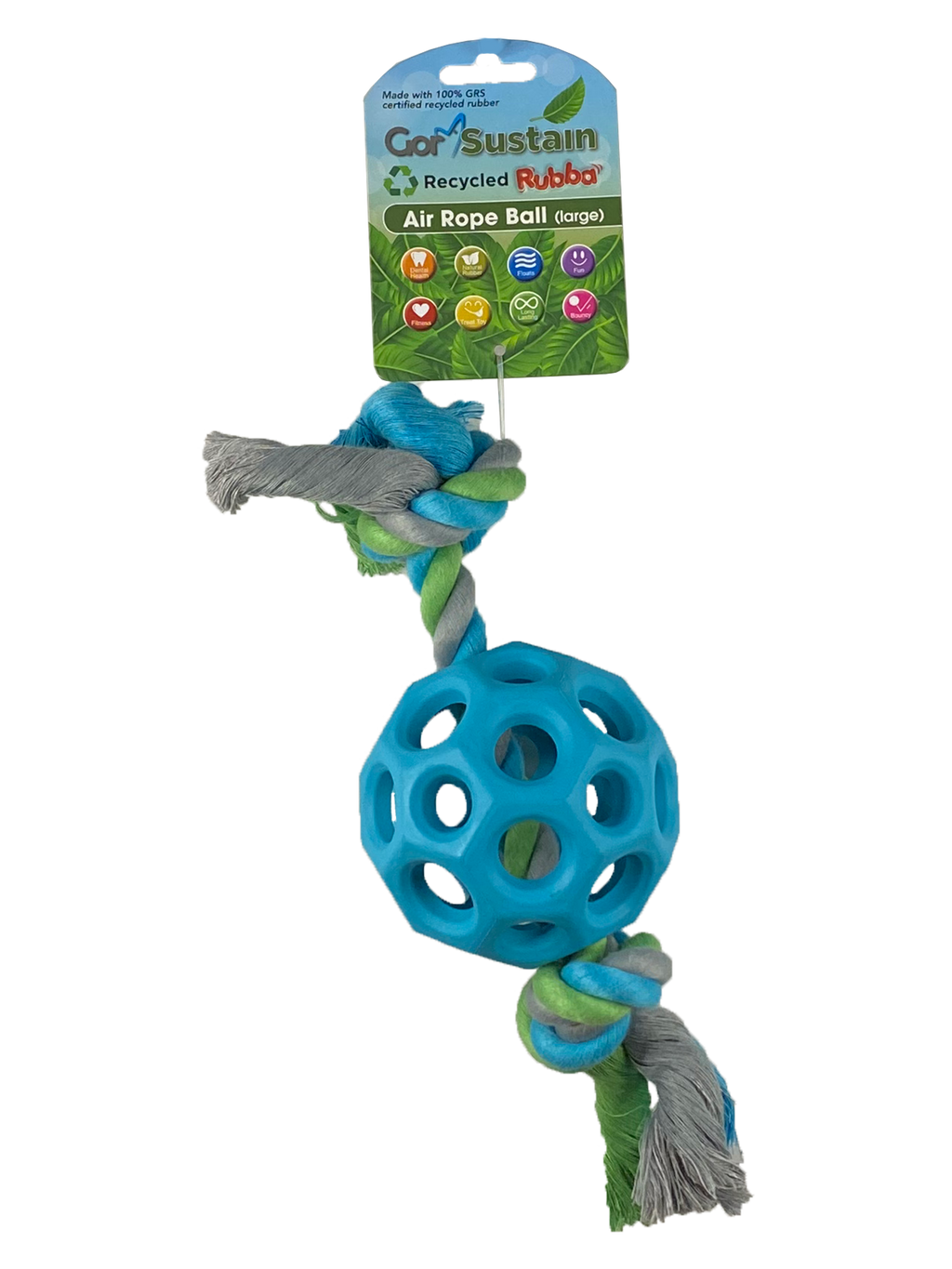 Celova Sustain Rubba Air Rope Ball (10.) - Large Blue