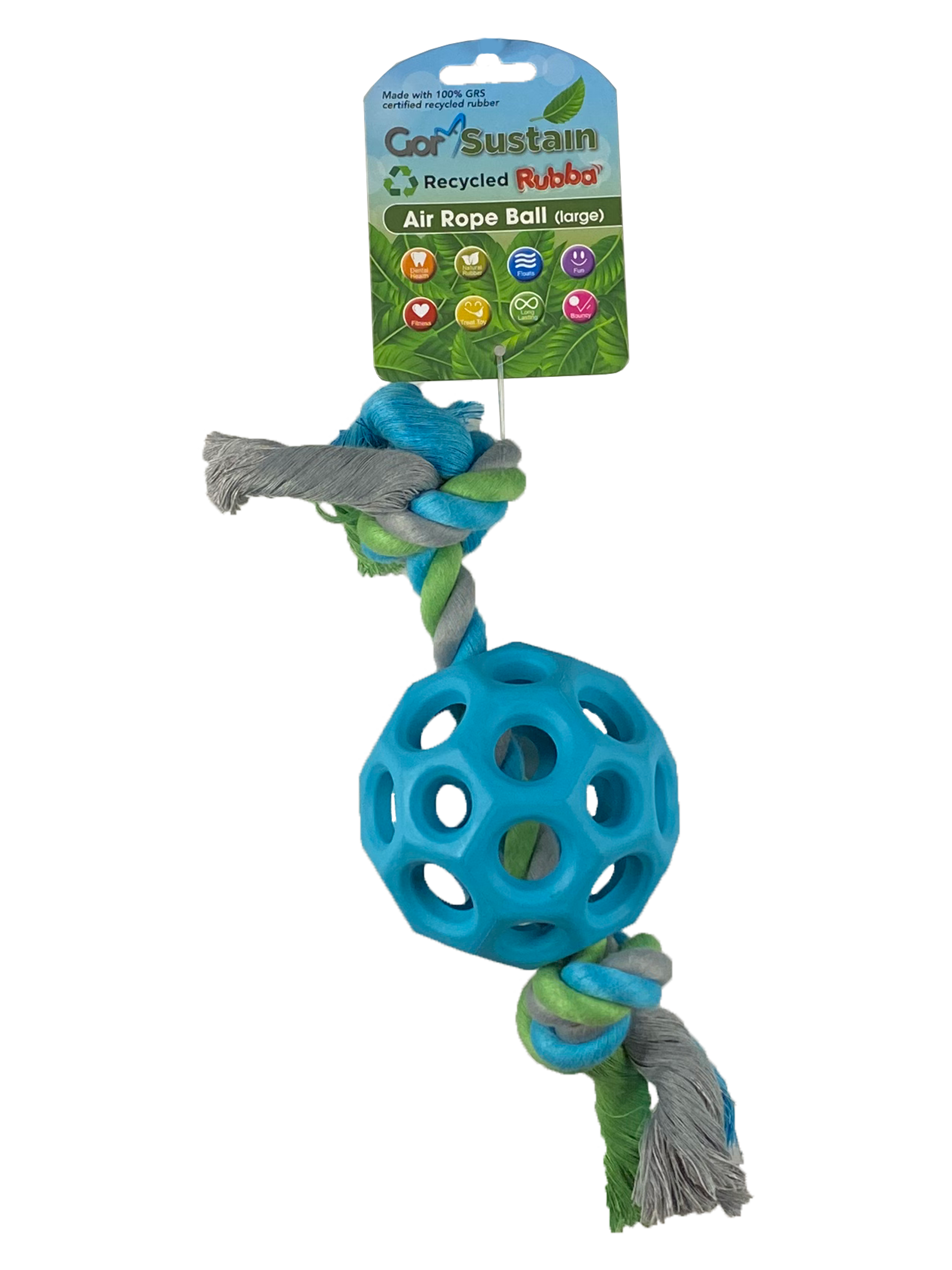 Celova Sustain Rubba Air Rope Ball (10.) - Large Blue