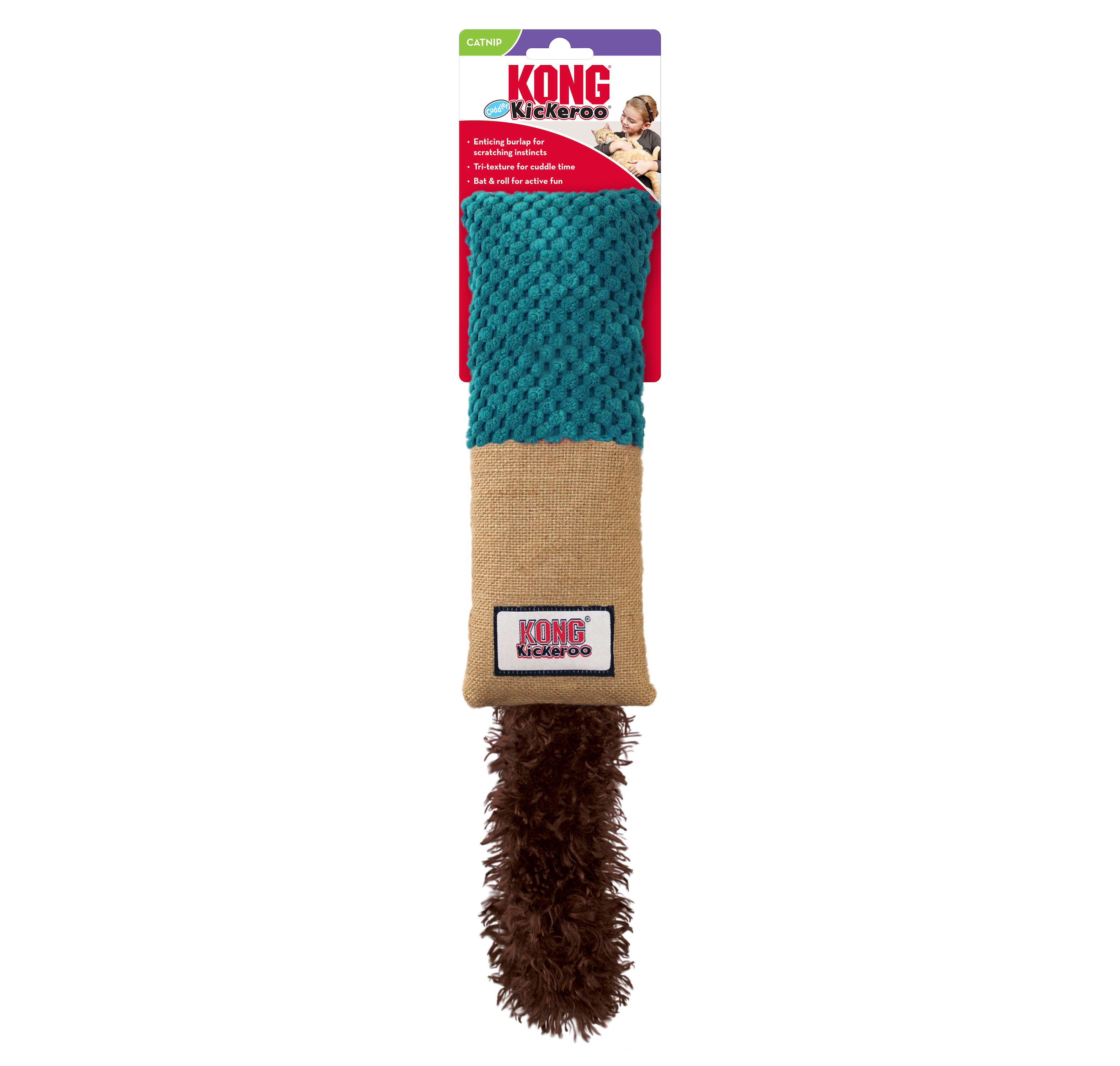 Celova Cat Kickeroo Cuddler (Assorted Colours) - Standard Standard