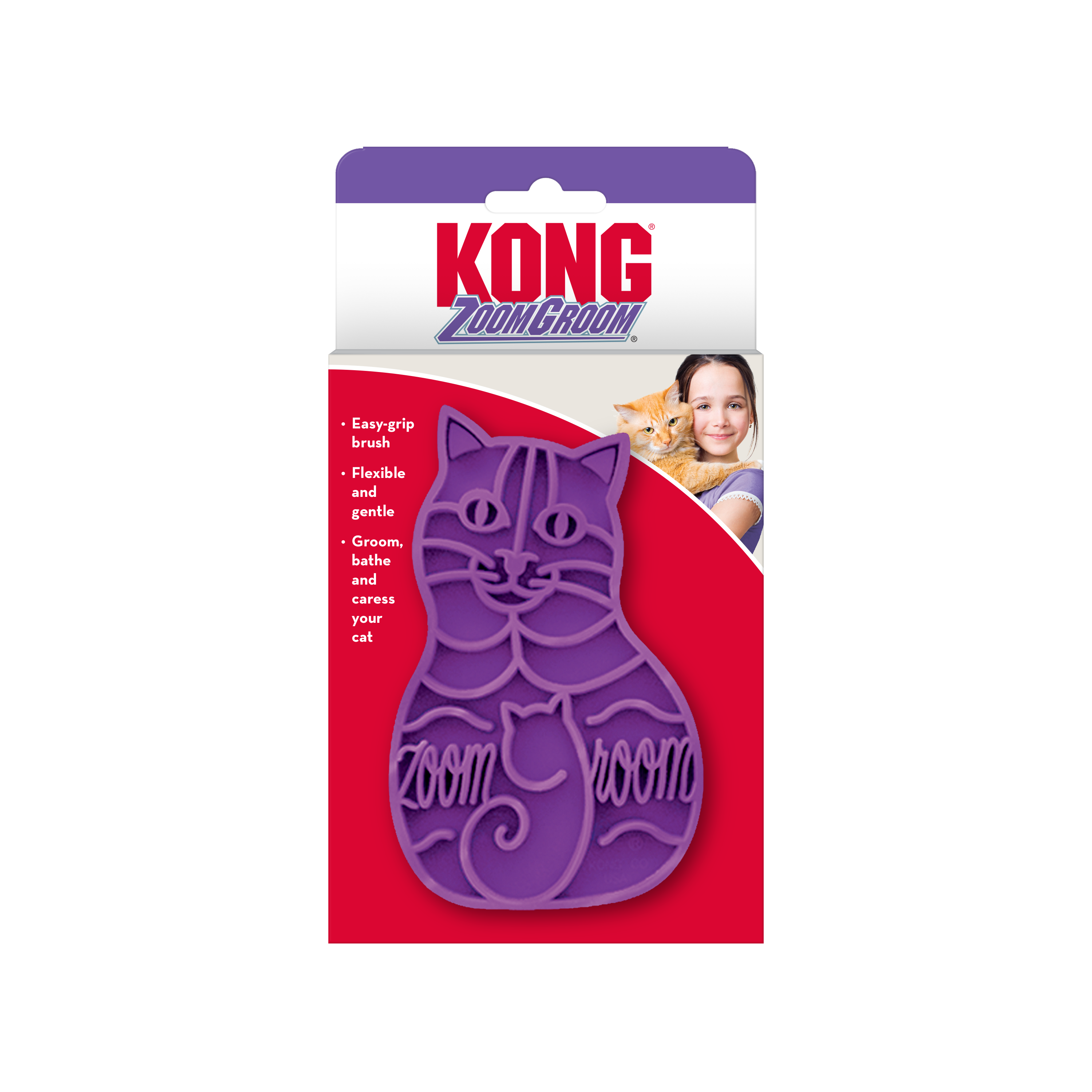 Celova Cat ZoomGroom - Standard Purple
