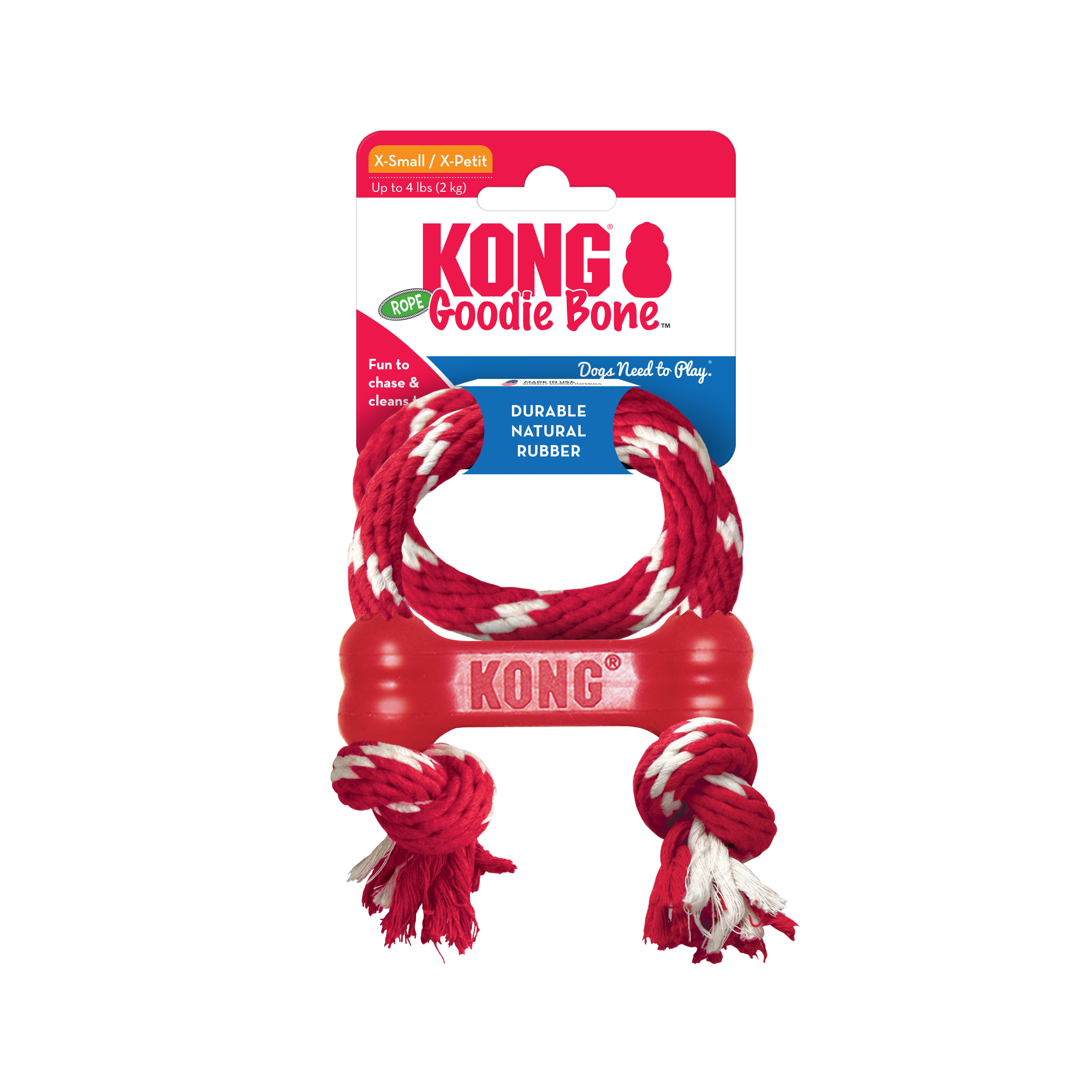 Celova Goodie Bone X- w/Rope - Small Standard