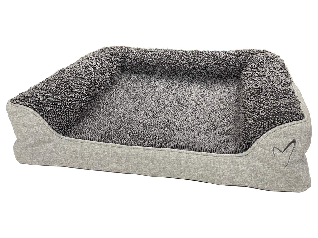 Celova Noodle Dog Bed - Medium Grey
