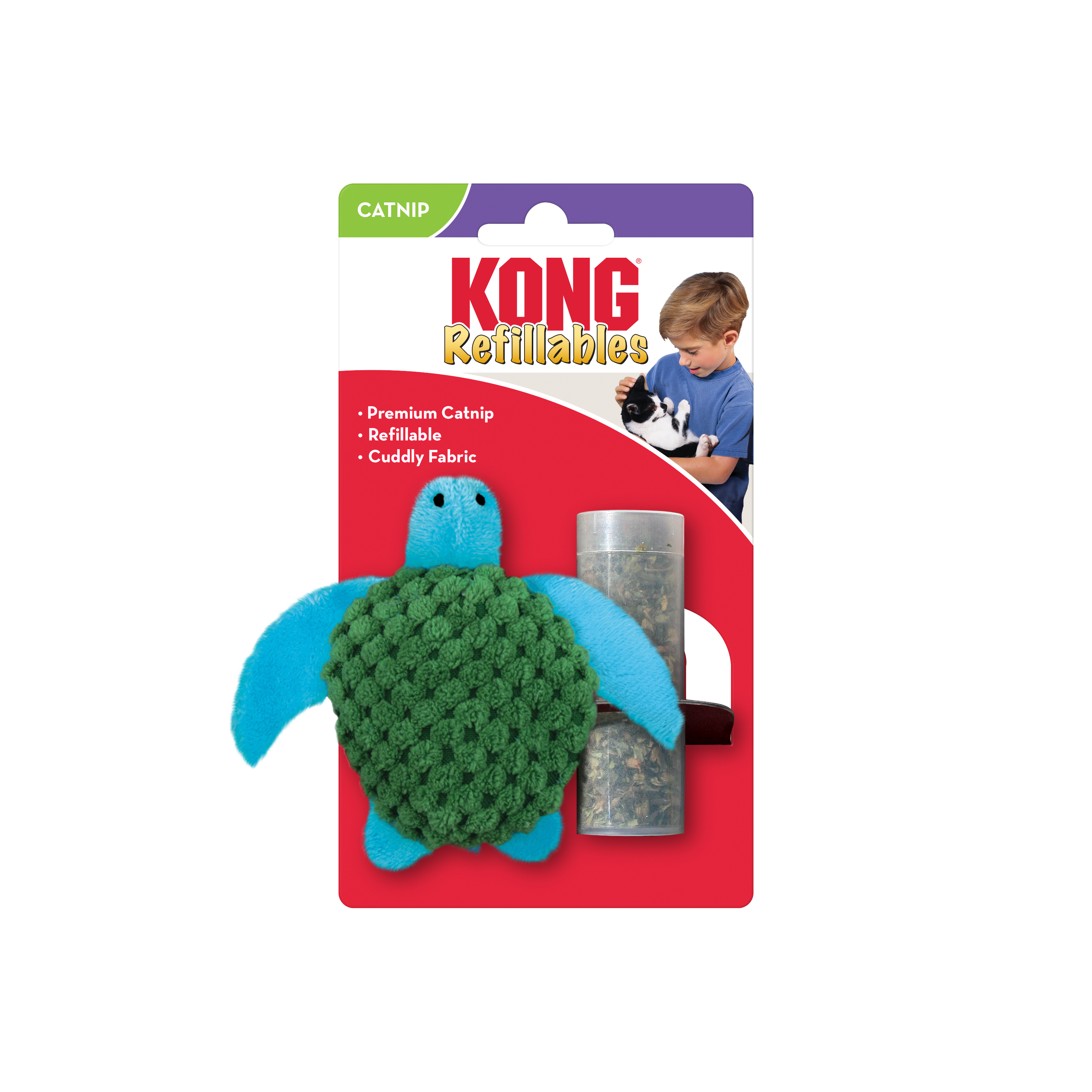 Celova Cat Refillable Catnip Turtle - 11Cm Standard