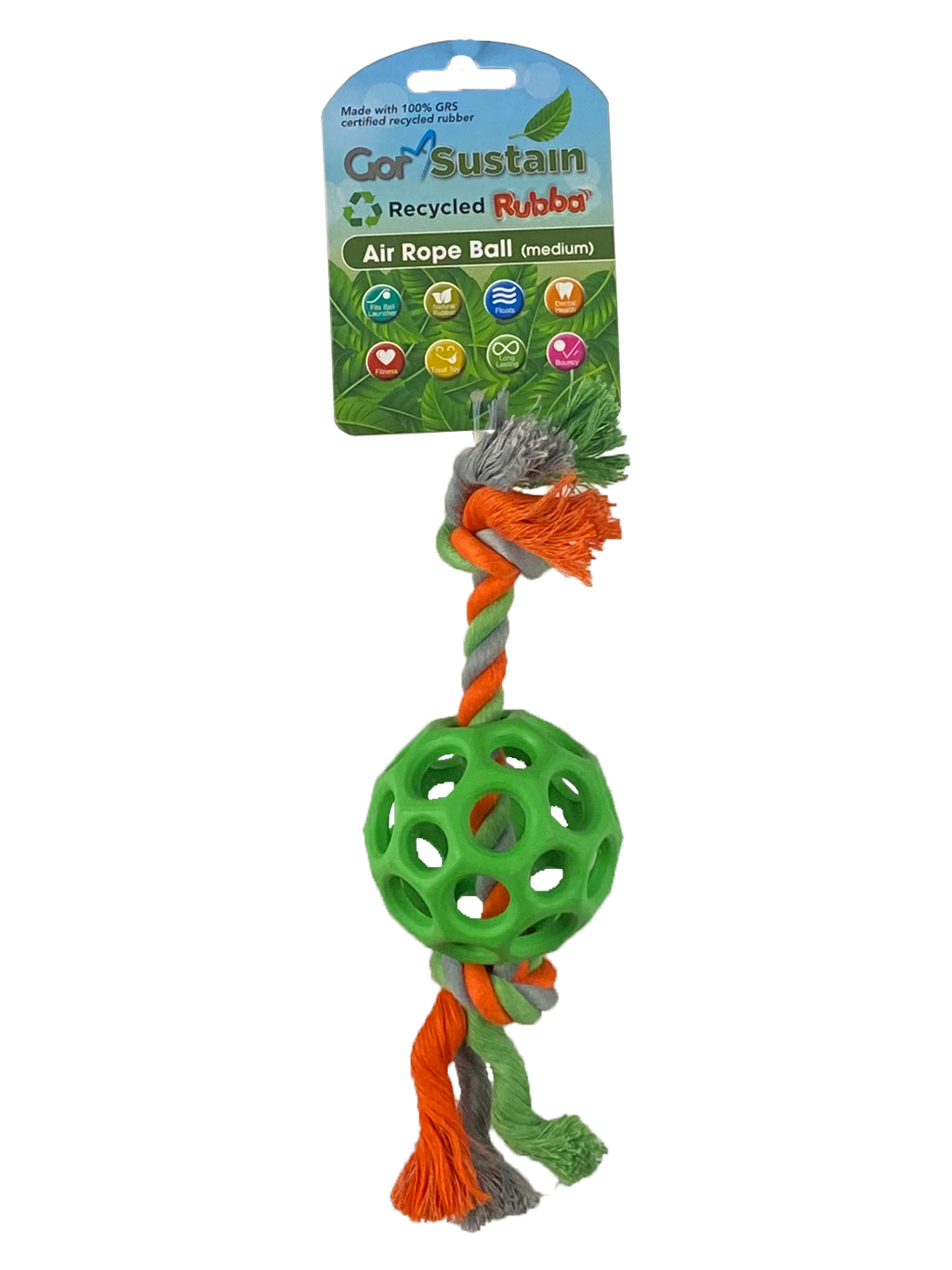 Celova Sustain Rubba Air Rope Ball (6.) - Medium Green