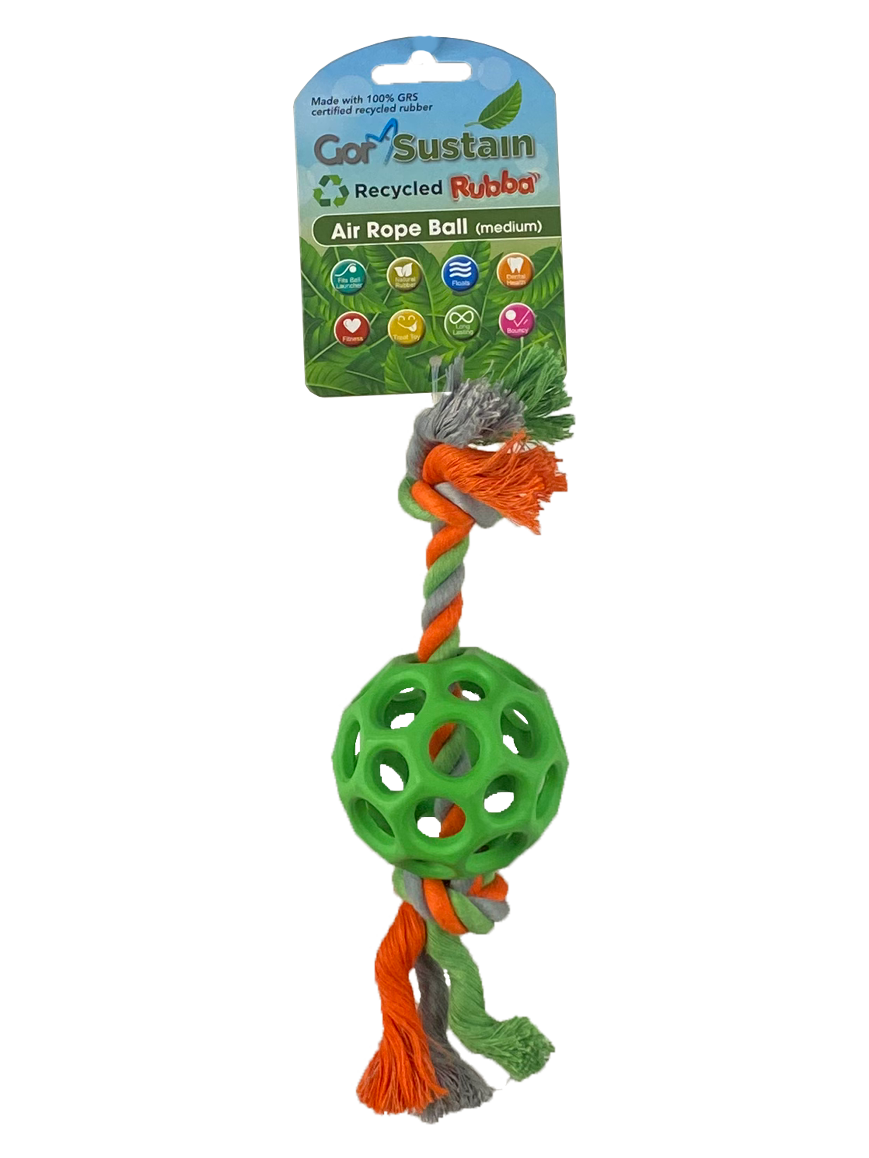Celova Sustain Rubba Air Rope Ball (6.) - Medium Green