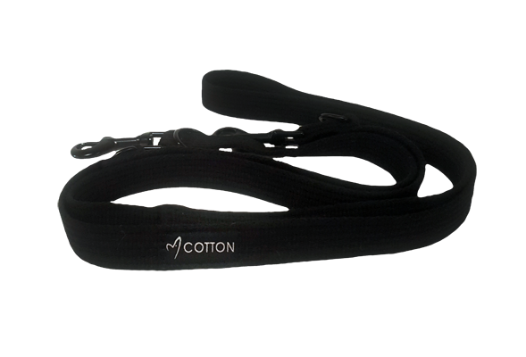 Celova Cotton Training Leash 2. - Large Black
