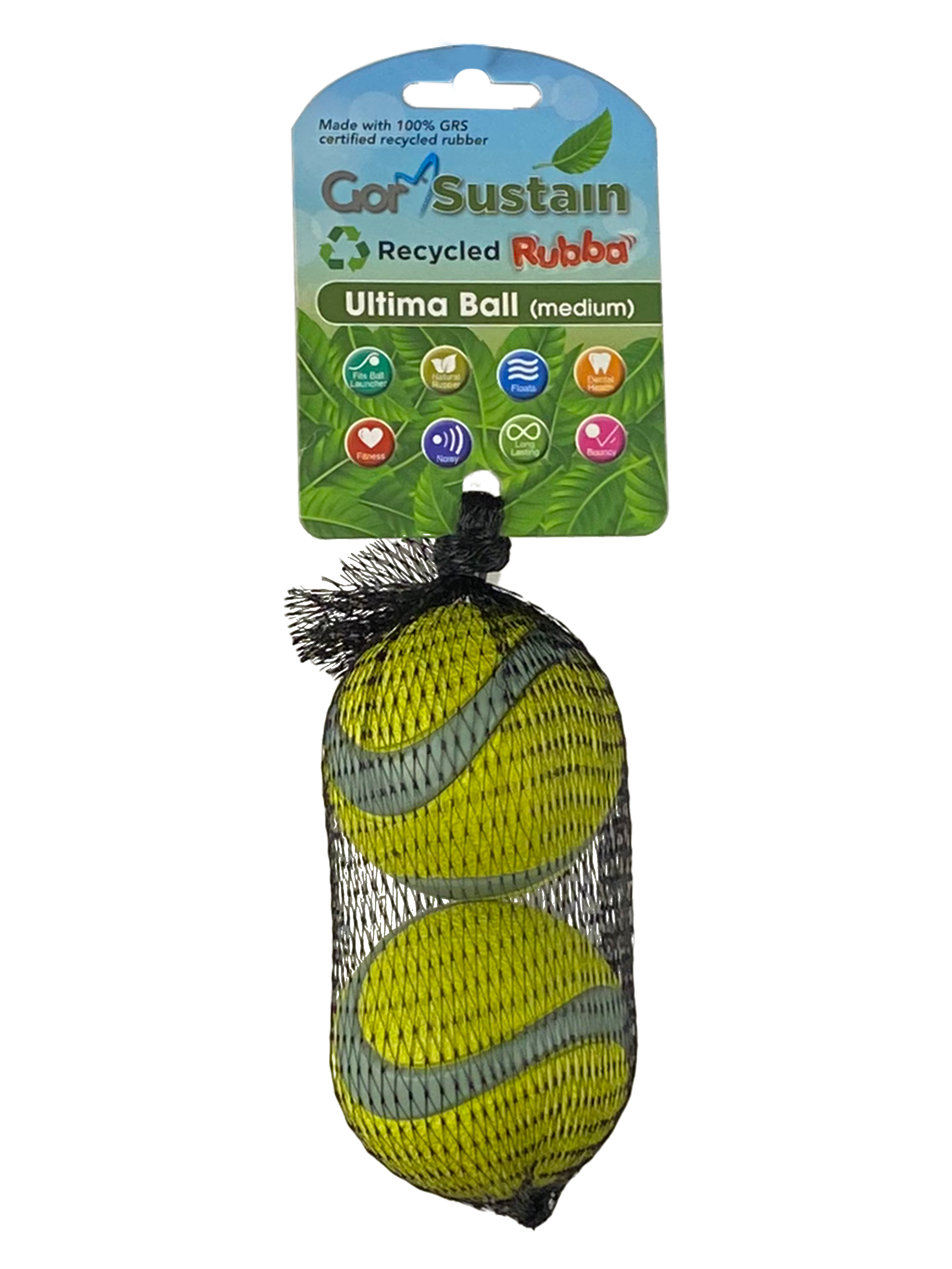 Celova Sustain Rubba Ultima Ball (2 PACK) (6.) Neon - Medium Standard