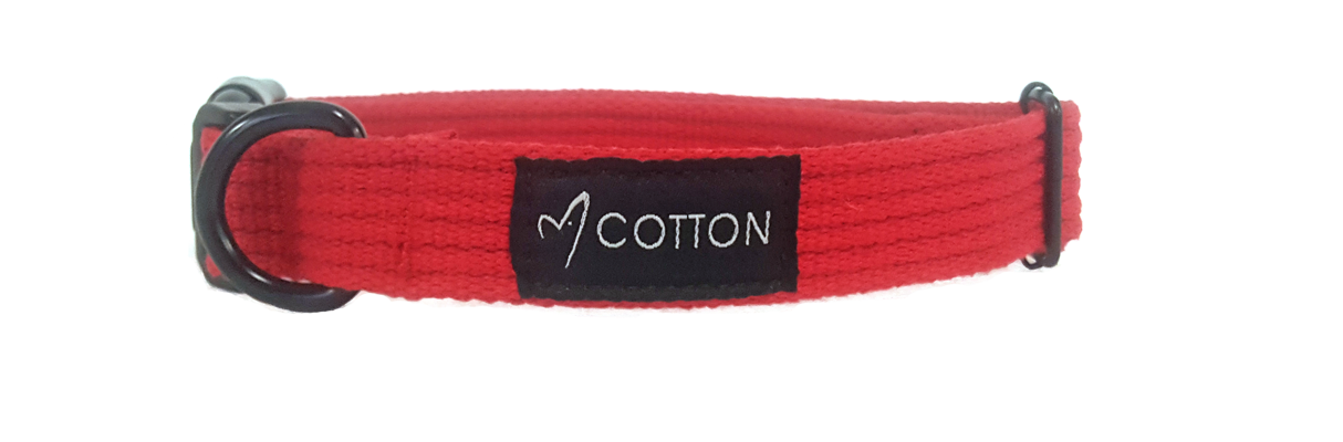 Celova Cotton Collar 2. - Large Red