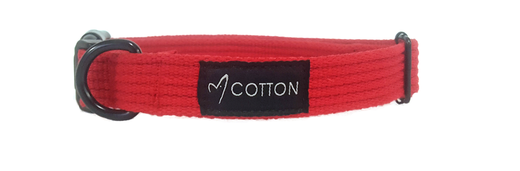 Celova Cotton Collar - Medium Red
