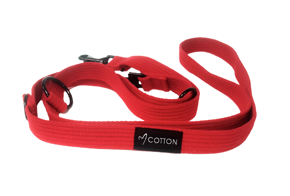 Celova Cotton Training Leash 2. - Large Red