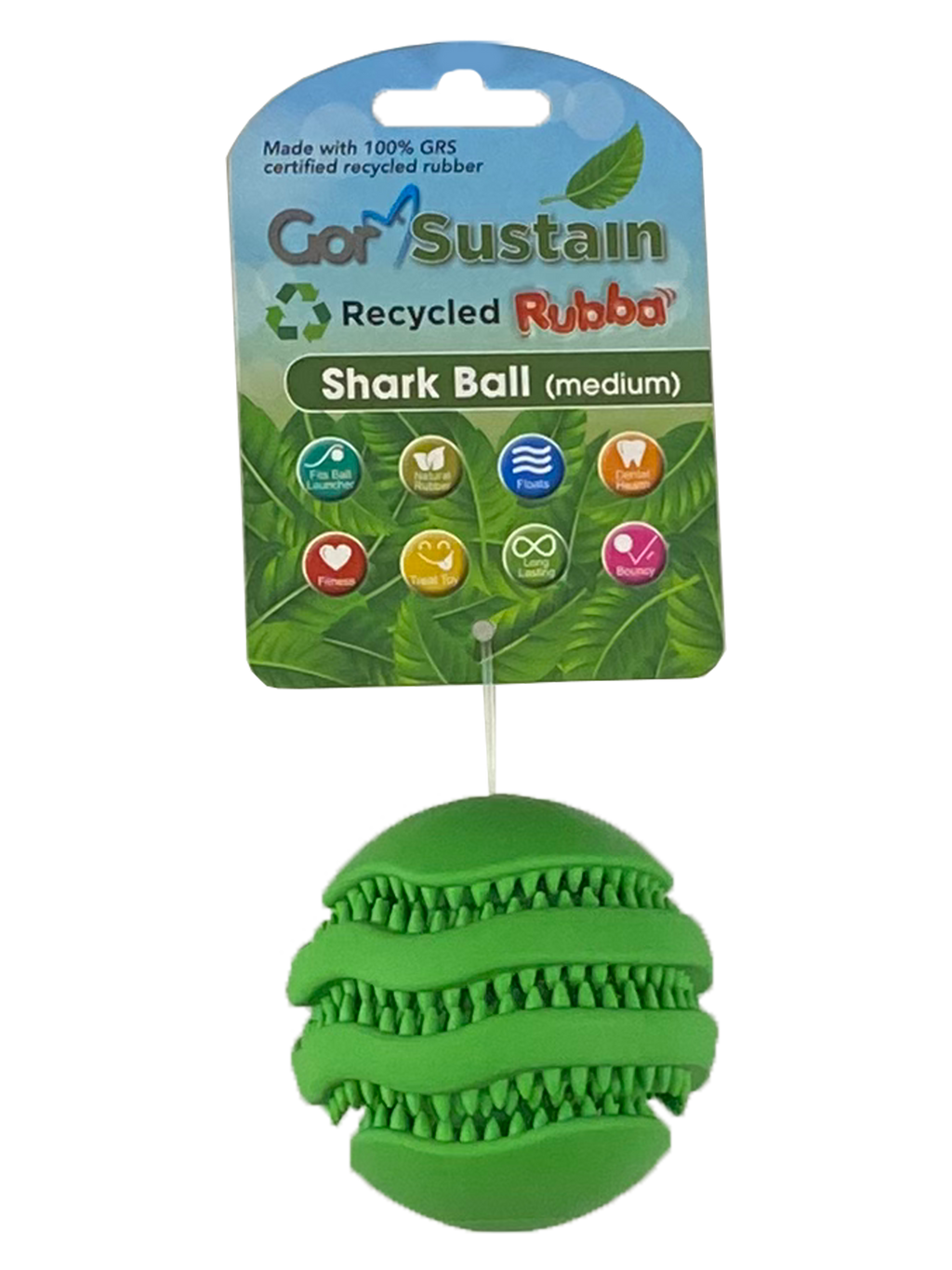 Celova Sustain Rubba Shark Ball (6.) - Medium Green