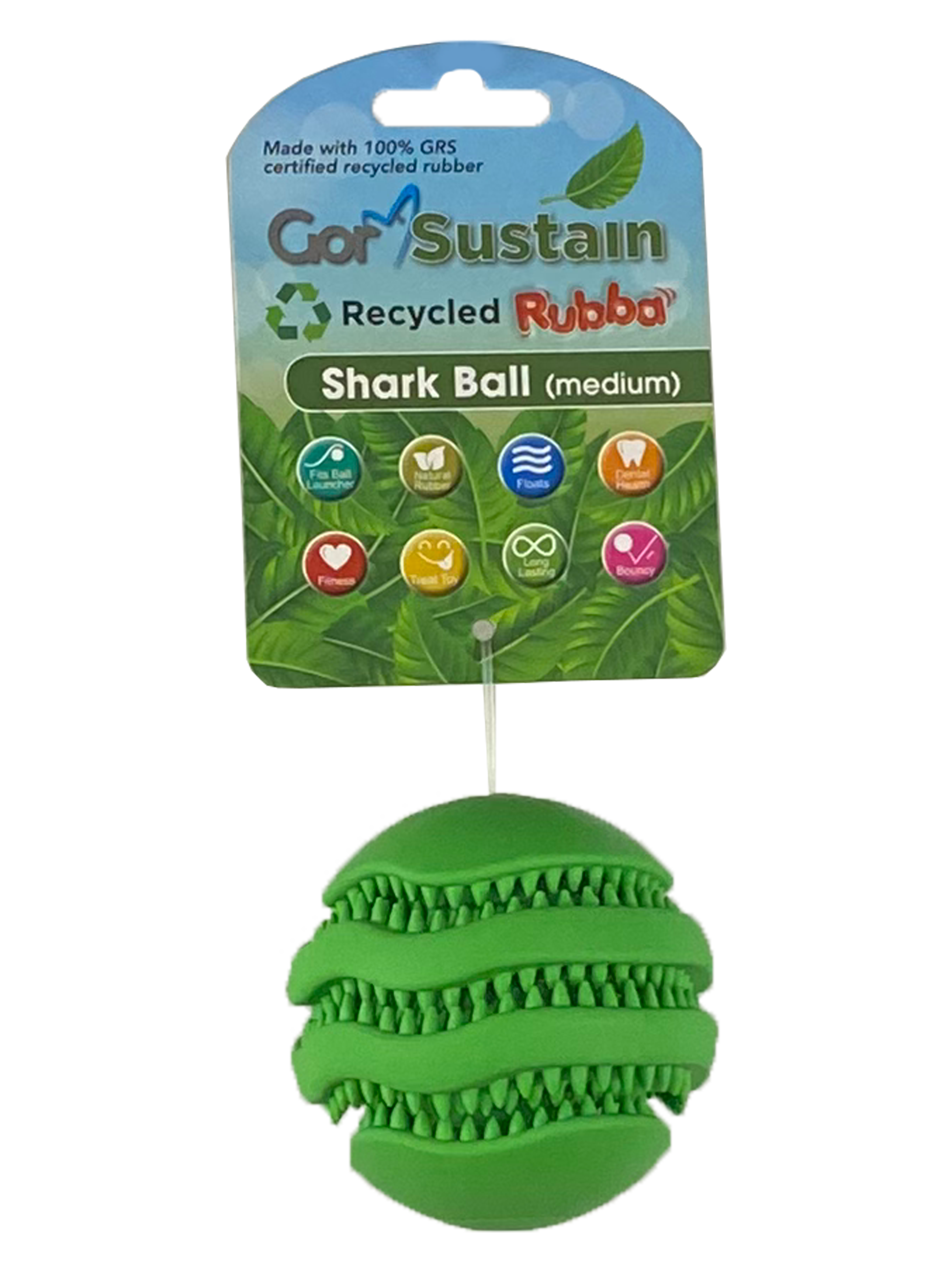 Celova Sustain Rubba Shark Ball (6.) - Medium Green