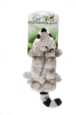 Celova Wild Multi-squeak Raccoon - 30Cm Standard