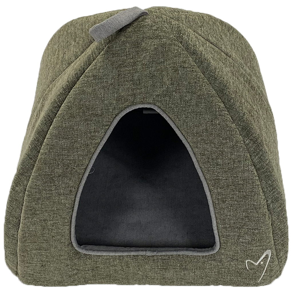 Celova Camden Pyramid Bed (40x40x40cm) - Standard Green